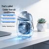 Compact Desktop Cooling Fan: Humidifying Mist Spray, Add Ice for Extra Coolness