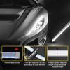 1Pcs 5.9FT 1.8M Car LED Hood Light Strip Exterior Flexible Daytime Running Lights Universal Car Engine Cover Decoration White