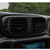 For Chevrolet Trailblazer 2002-2009 Real Carbon Fiber Stickers Central air Vent outlet Panel Car Accessories Interior decorative