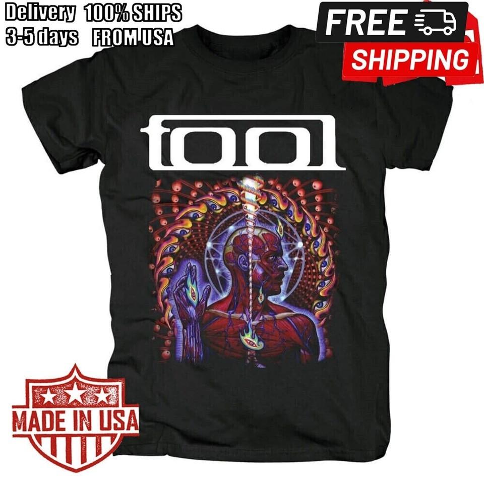 TOOL shirt Lateralus Heavy Metal Bands TEE New Black Tshirt Fullsizes AA7746 Unisex T-Shirt XXXL