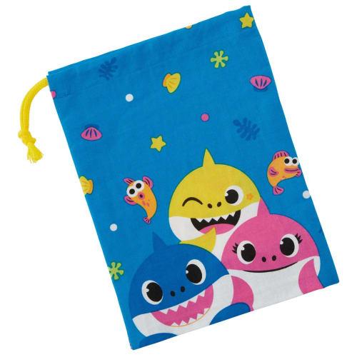 Skater Children's Cup Bag 21 X 15cm Made In Japan Baby Shark Boys KB62