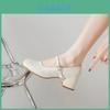 Mary Jane Shoes Women Elegant Low Heel With Ankle Strap For Casual Summer Wear