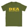 Agente Especial de la DEA Camiseta Playa Camisetas de Moda Hombre Algodón Cuello Redondo 4XL 5XL 6XL Camisetas Manga Corta Y2K Camiseta Retro