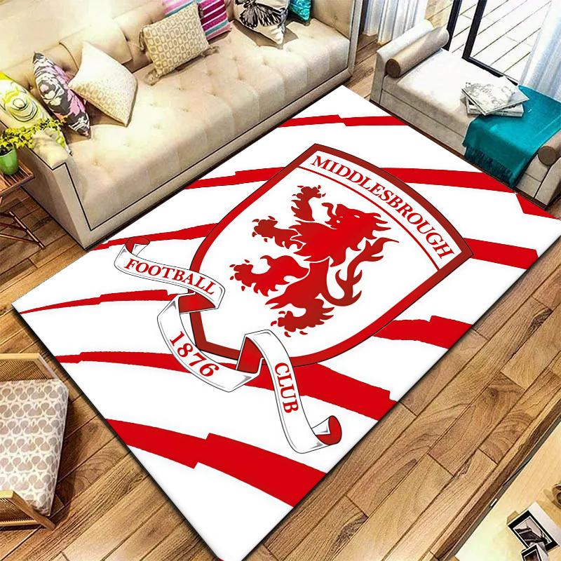 Middlesbrough Carpet Rug for Living Room Bedroom Home Sofa Decoration,Kids play Nonslip Floor Mat