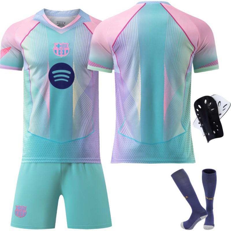 2526 Blue Edition Football Jersey No. 19 Yamal 9 Levan 8 Pedri 10 Set