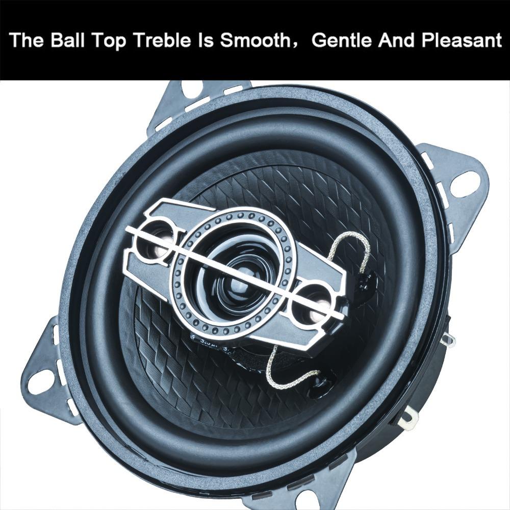 2 Stücke 4 Zoll 160W (2 x 80 W) 4-Wege-Auto-HiFi-Koaxiallautsprecher Autotür Auto Audio Musik Stereo Vollständige Palette Frequenz Lautsprecher