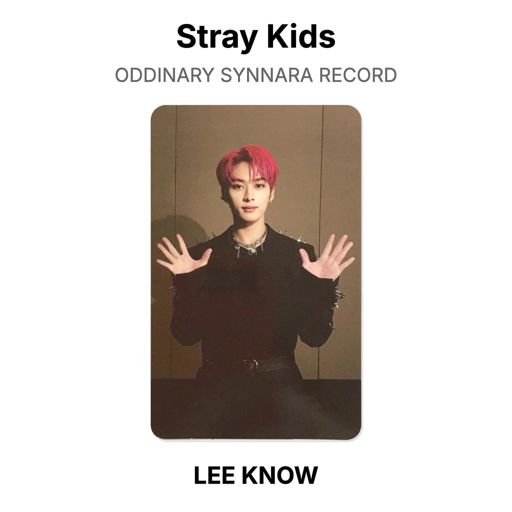 Stray Kids ODDINARY SYNNARA RECORD Official Photocard