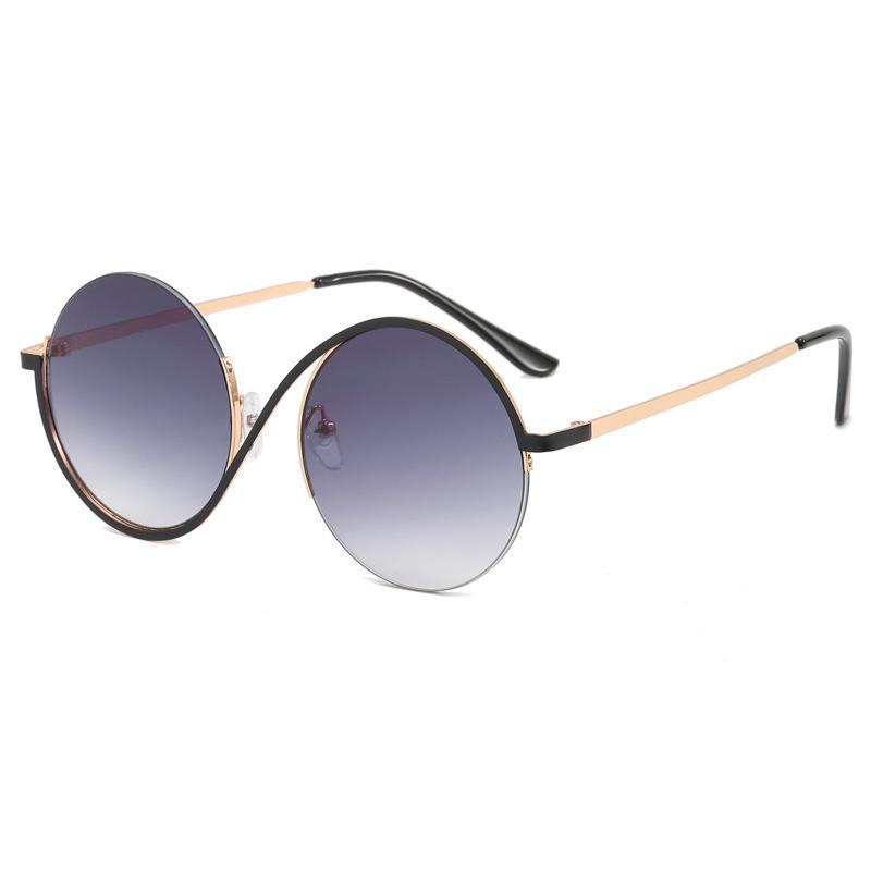 JYL TS Sunglasses UV Protection Round Large Frame Irregular/2611