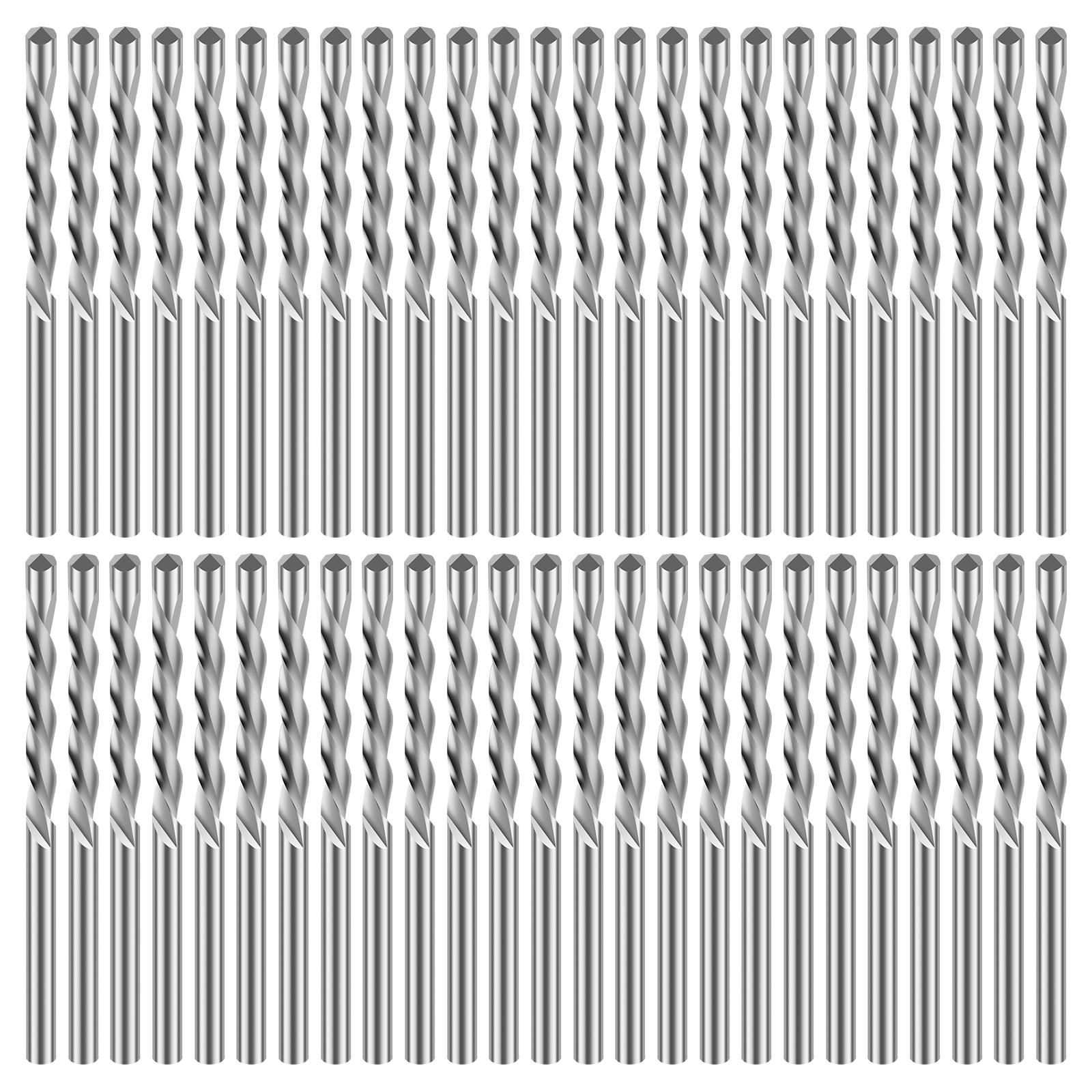 

50 шт. Сверло по камню 1/8 дюйма M2 быстрорежущая сталь спиральное пильное острие режущие биты для сверления гипсокартона, кирпича, бетона, мрамора