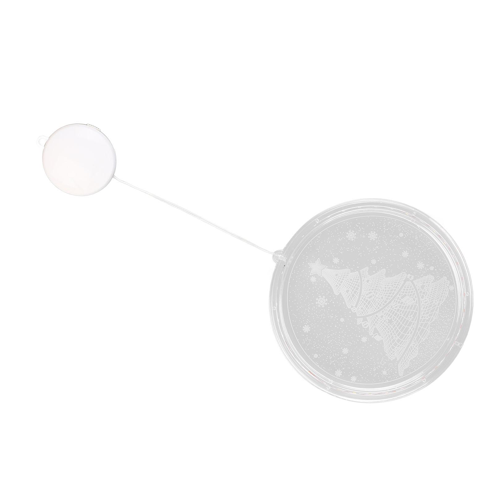 

Christmas LED Decorative Light Transparent Bright Round Light Christmas Hanging Decor for Living Room Courtyard
