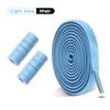 New  1Pair/3Pair Buckle Flat Elastic No-Tie Laces Letter Metal Capsule Lazy Shoelace for Men Women Sneakers Quick Shoelaces
