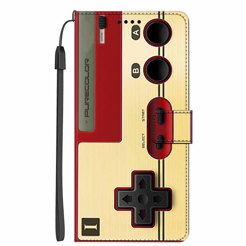 Skórzany Pokrowiec na Książkę Dla ZTE Blade A75 4G A35 A55 4G Etui Portfel Flip Zwierzęcy Coque Dla A35 A55 4G Stojak Torba na Telefon ZTE BladeA75 4G