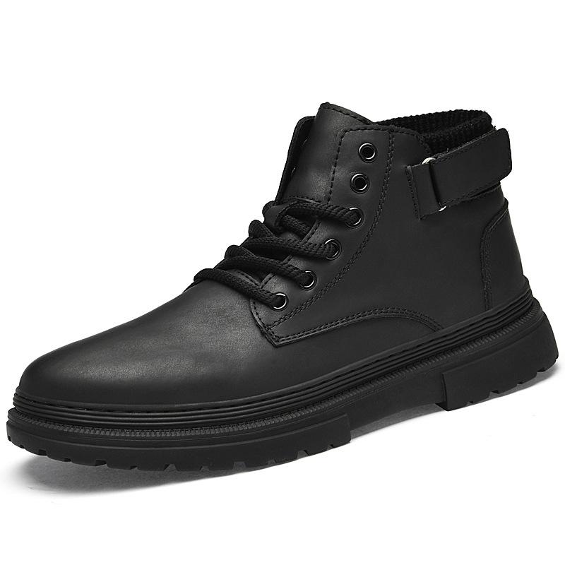 British Martin boots high-top winter men's shoes casual shoes outdoor breathable trendy British retro platform boots men