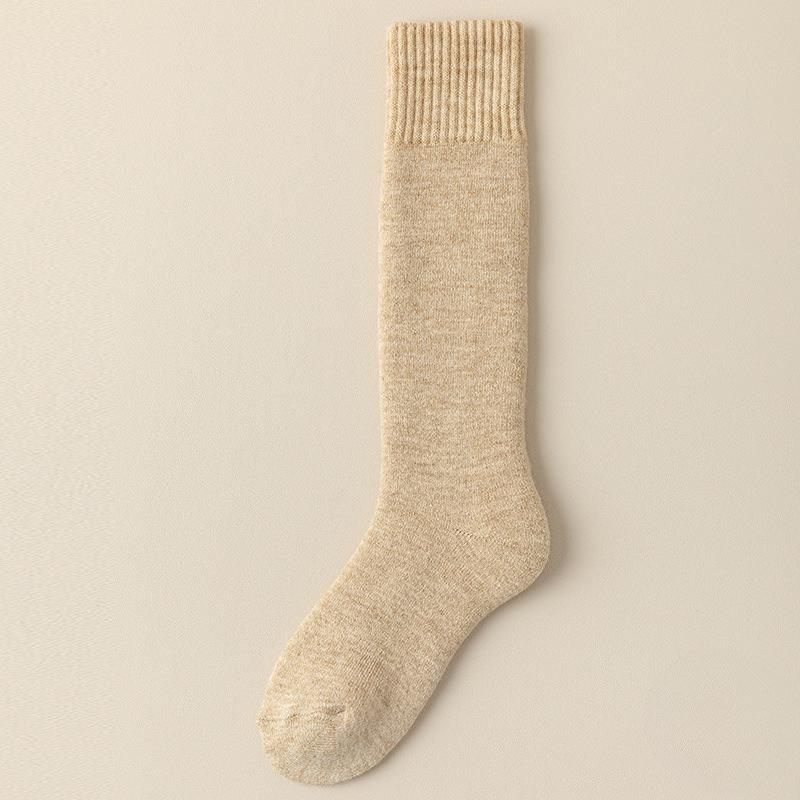 Super Thick Wool Socks for The Elderly, with Added Fleece and Thickening for Warmth and Cold Resistance in Autumn and Winter