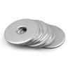Adpack [Made In Japan] Stainless Steel Large Washers, M8 (8.5mm), 25mm Outer Diameter, 1.5mm Thickness, 20-Pack