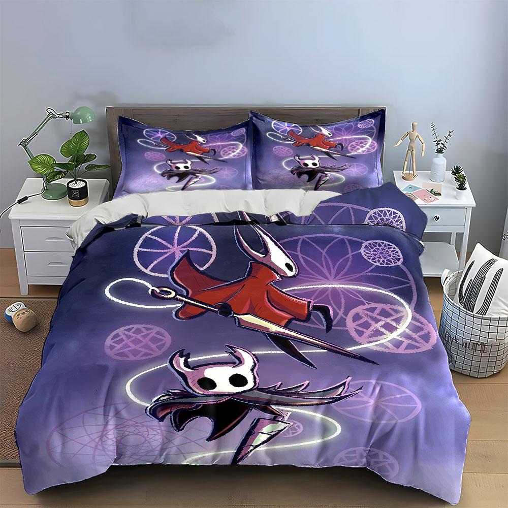 Bug Knight Cartoon Bedding Set Bedding Duvet Cover Set Duvet Cover Pillowcases (1 * Duvet Cover 2 * Pillowcases, without duvet insert)