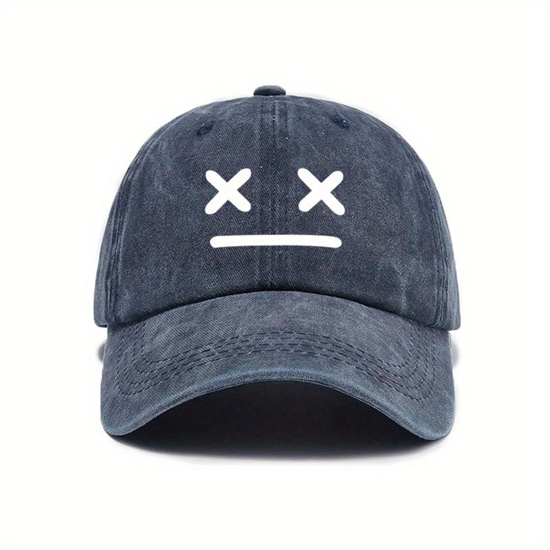 Spring and Summer Outdoor Baseball Caps for Women Multi-color Simple Printed Peaked Caps for Men Sun Protection and Versatile Casual Hats
