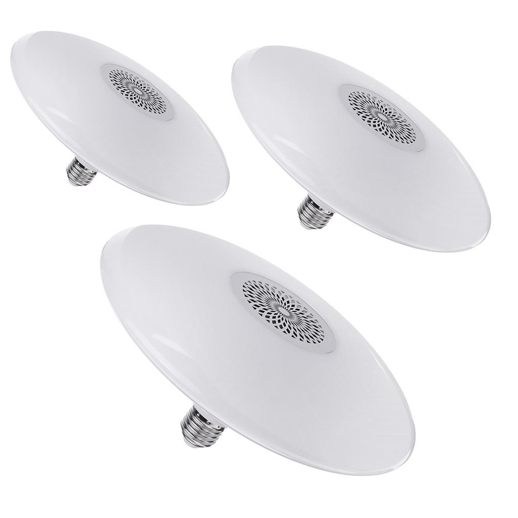 48W/28W/18W LED Ceiling Light Bulb with Bluetooth Speaker Dimmable Modern Music Lamp with Remote for Home Party 16/23/30cm