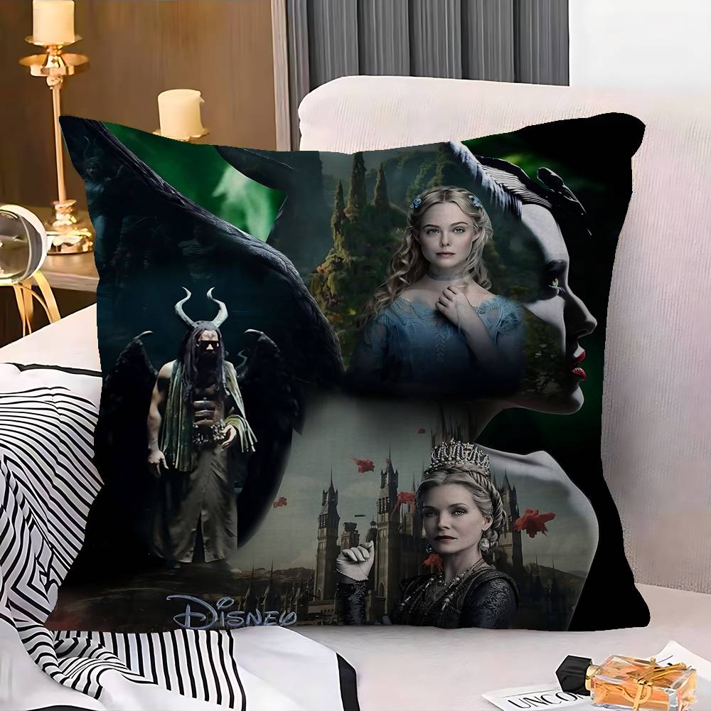 Lustige Film M-Maleficent Büro Kissen Kissenbezug Auto Kissenbezug 45X45CM Lendenkissenbezug Sofa Kissenbezug