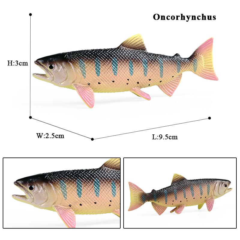 Oenux Sea Life Animals Coral Octopus Nautiloidea Crab Starfish Ocean Model Action Figures Educational Collection Toy Kid Gift