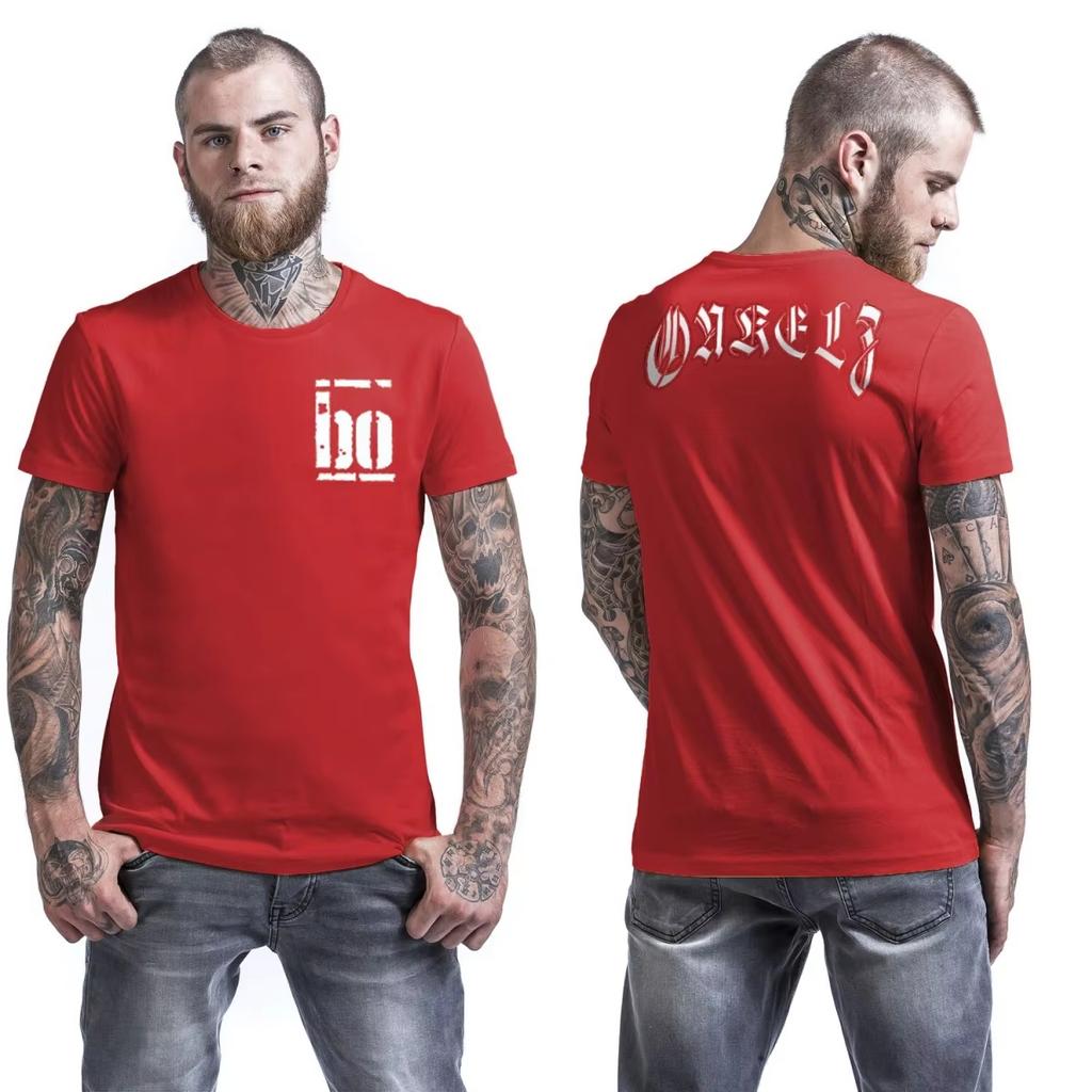 Best Bhse Onkelz Pattern Pure Cotton Unisex Summer Short Sleeve Luxury Retro Casual Fashion Brand Unisex And Unisex TShirt