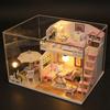 DIY Miniature House 3D Wooden Handmade Dollhouse for Children Birthday Gift