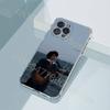 C-Conan Grey Wishbone Phone Case For iPhone11,12,13,14,15,16,17,Plus,Pro,Max,Plus,Transparent Cover