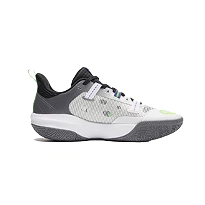 Li Ning Kids Pioneer 4 Primary Comfortable Versatile Non-Slip Shock Absorbing Durable Low-Top Basketball Shoes Kids Basketball Shoes YKBU024-7