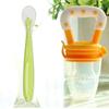Baby Feeding Combo – Fruit Feeder & Soft Silicone Spoon Set