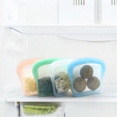 Sealed Food Bags, Kitchen Supplies, Food Sub-packaging, Storage Bags, Household Silicone Fresh-keeping Bags, Frozen Bags