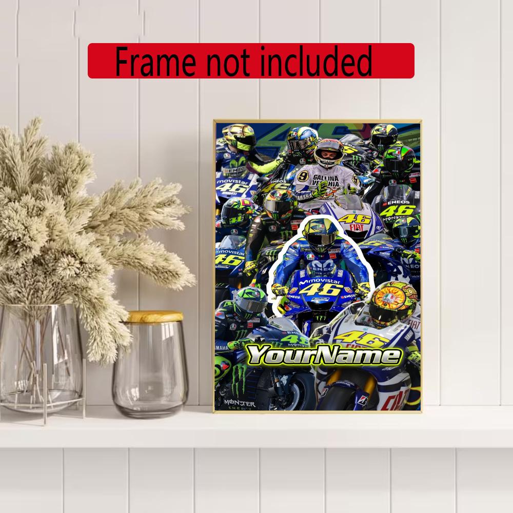 Doctor46 Customize Your Name Diamond Painting Round Diamond Rhinestones Mosaic Diamond Embroidery Wall Paintings Rhinestones Gift Frameless