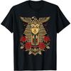 Ägypten alt pharao mit rosen schakal tut sphinx ägyptisch T-Shirt(1)