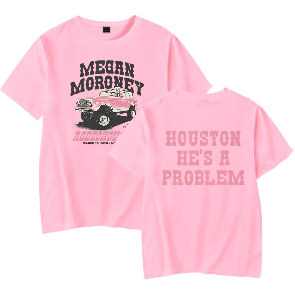Megan Moroney Merch Houston Rodeo Tshirt Cloud 9 Summer Unisex 2026 Shortsleeved Casual Design Tee S