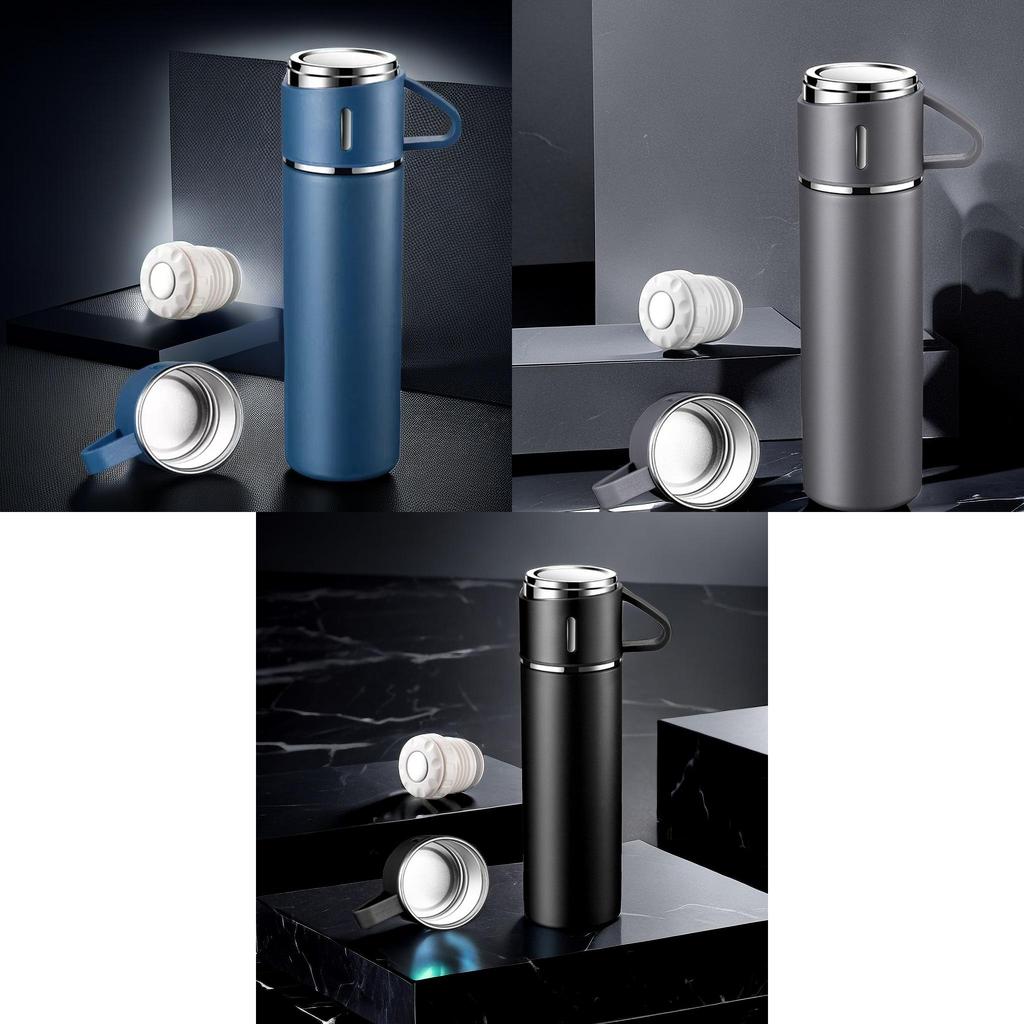 Isolerad mugg i rostfritt stål med teinfuser 500 ml Modern design Bärbar Anpassningsbar