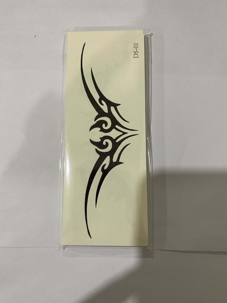 Charm Tattoo Stickers Temporary Tattoo Fake Tattoo Black 30 Sheet temporary tattoo Waist Body Men Women
