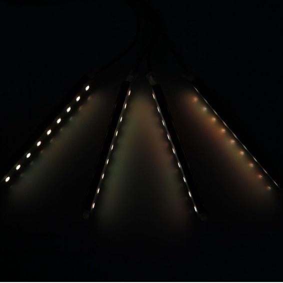 4x 9 LED RGB Car Interior Atmosphere Footwell Strip Light USB Charger Decor Lamp