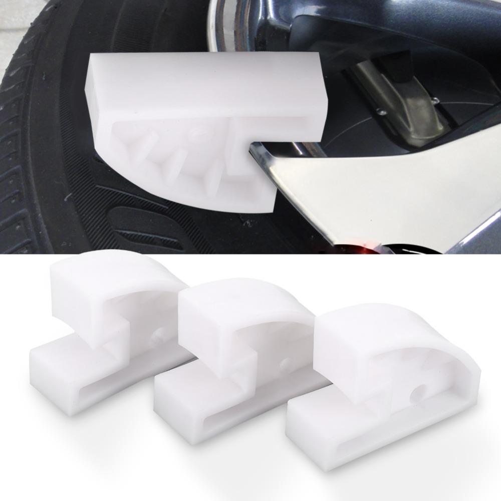 3PCS Wear Resistant Tire Bead Clamp White Tire Mounting Tool Alloy Wheel Anti-Scratch