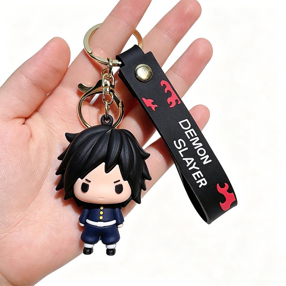 Cute Chibi Style Cartoon Girl Keychain Bag Pendant Doll Accessory