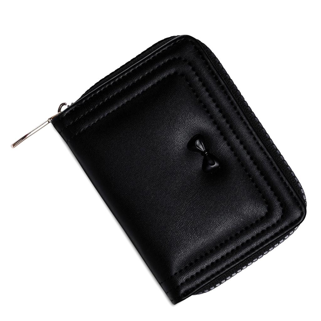 Women Wallet Simple Bifold Wallets PU Leather Purse Slim Short Wallet Small Bifold Cash Card Holder Bag Compact Wallet