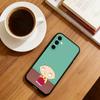 Adorable  D-dumping Phone Case Black Silicone Soft For Samsung Galaxy A73,A72,A71,A70,A53,A52,A51