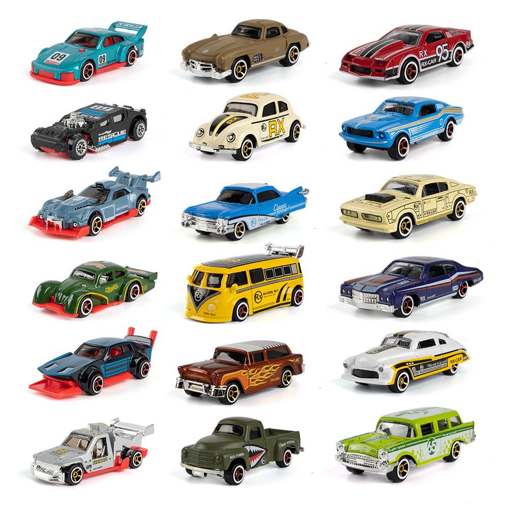 1:64 Strip Packed Alloy Off Road Car Model Simulation Interesting Toy Vehicles Decor Collection Gift For Children Kids