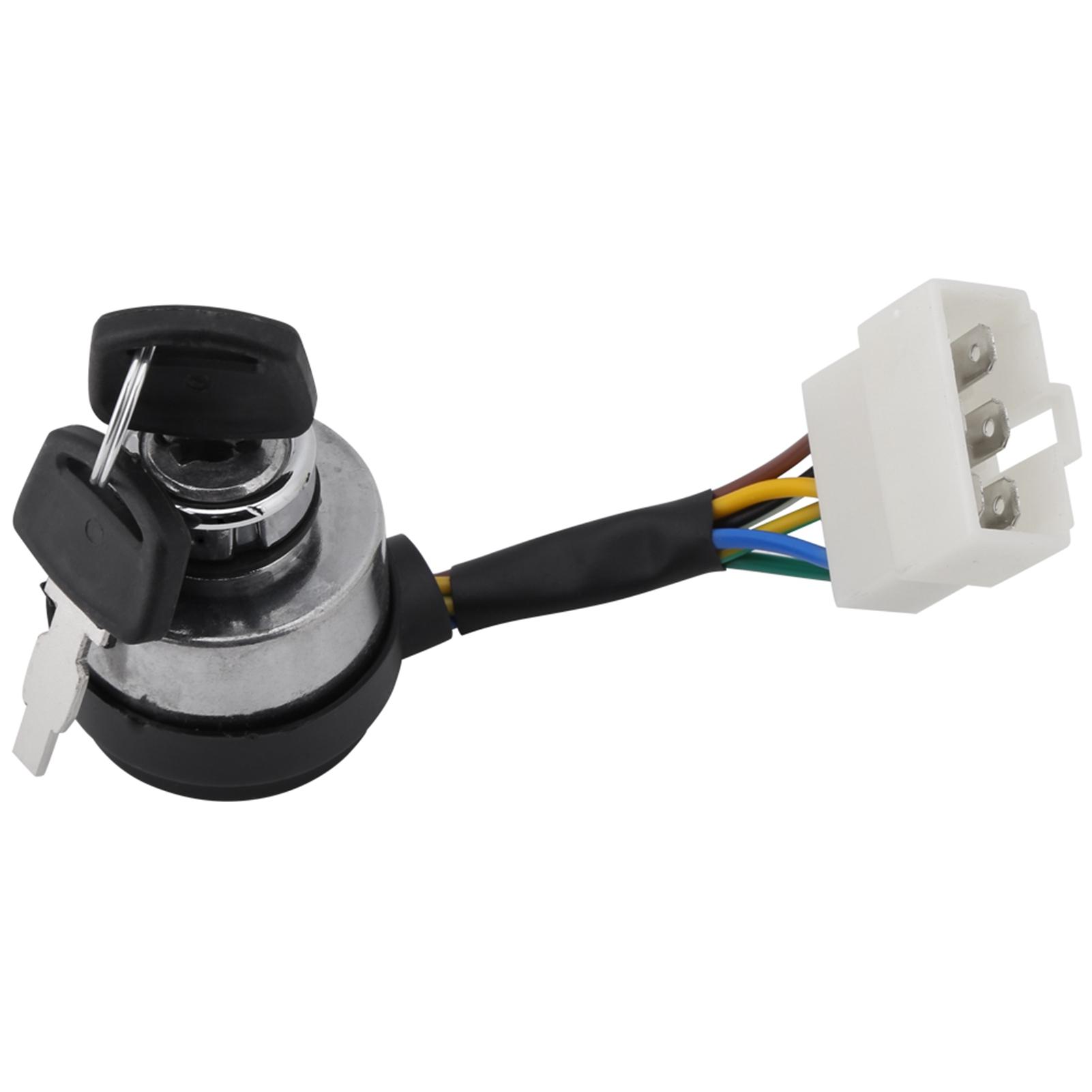 

6 Wire Ignition Start Key Switch For 2.5-6.5KW 188F Gas Generator Ignition Key Switch