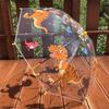 Nouvelle équipe d'ingénierie de camion de pompiers parapluie transparent pour enfants maternelle créatif mignon dessin animé bébé étudiant garçon parapluie