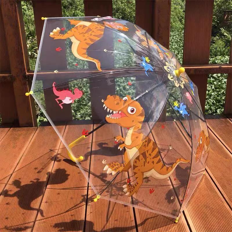 Nouvelle équipe d'ingénierie de camion de pompiers parapluie transparent pour enfants maternelle créatif mignon dessin animé bébé étudiant garçon parapluie