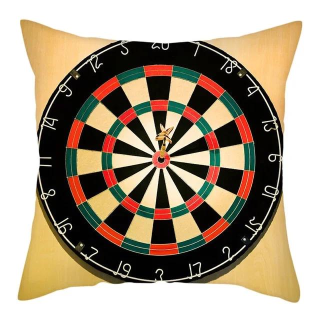 Dart Design Cushion Cover Realistic Printing Pillowcase Home Bedroom Hotel Car   Wedding Gift