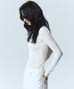 Nigaennikol [Essential] Minimal Round Sleeve Top_Ivory