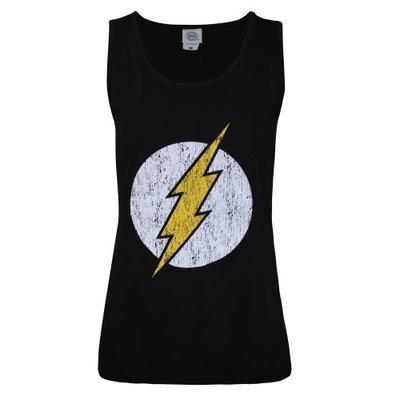 Womens/Ladies Distressed Logo Vest