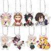 Cartoon Acrylic Nezuko Agatsuma Zenitsu Tomioka Giyuu Peripheral Keychain Pendant Decoration Fans Cute Accessory Ornaments Gifts