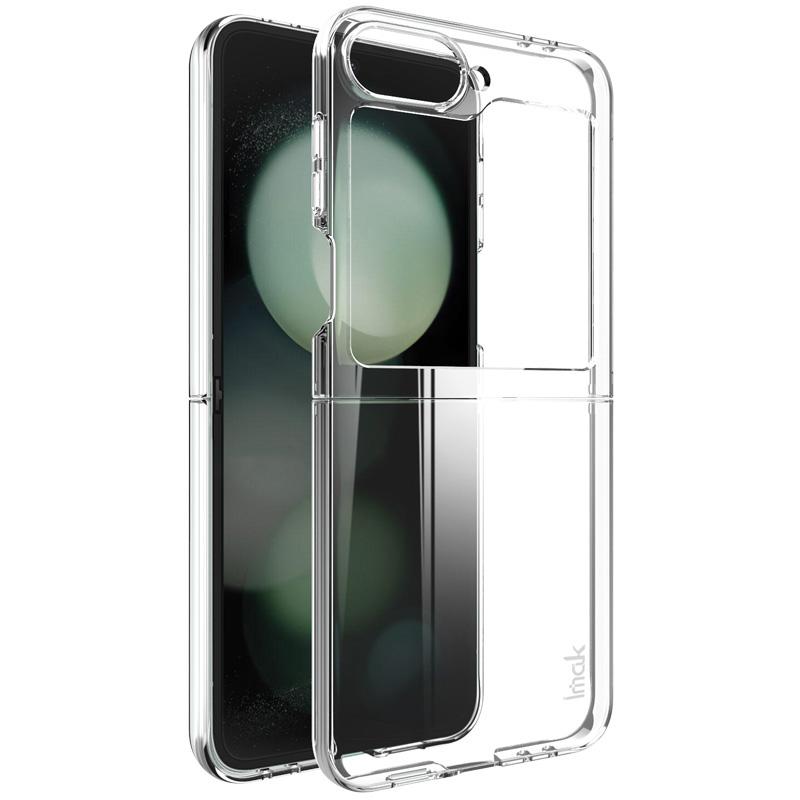 

IMAK Crystal Case II Pro для Samsung Galaxy Z Flip6 5G Прозрачный чехол из двух частей для ПК-телефона (Верхняя крышка+Нижняя крышка) A