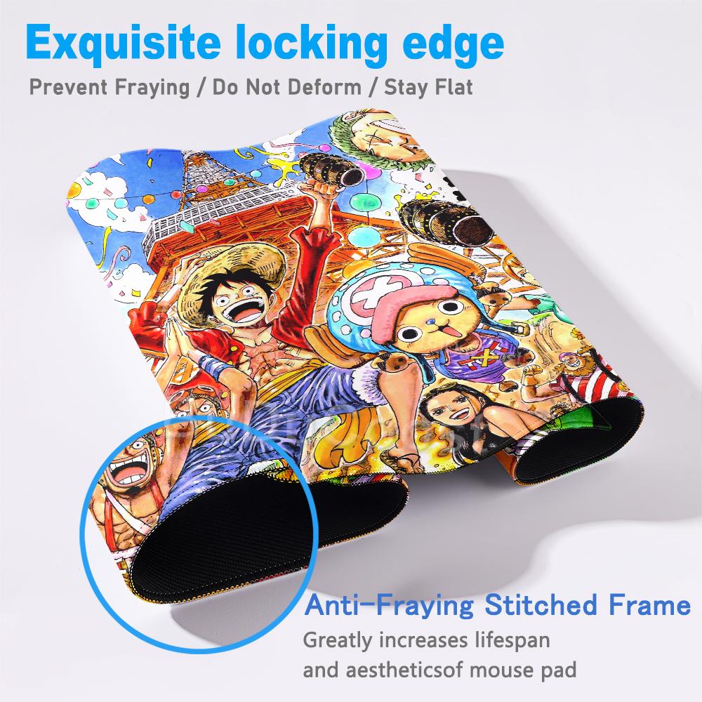 Anime Gamer Keyboard MouseMat One P-Piece Gaming Mouse Pad Speed Rubber Computer Extended Desk Mat PC E-Sports Mousepad Carpet